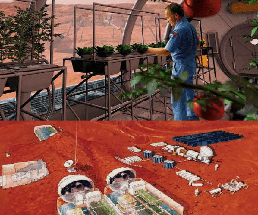 Terra-Mars Extra-Terrestrial Aquaponics Pioneer