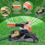 WOVUU Upgrade Automatic 360 Degree Rotating Garden Sprinkler: Review & Guide